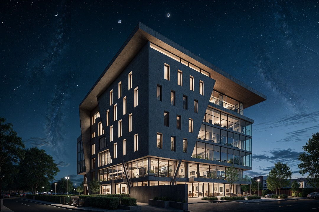 FOPI Building - Night View